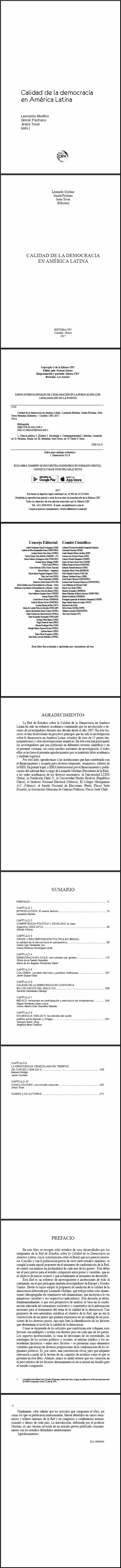 CALIDAD DE LA DEMOCRACIA EN AMÉRICA LATINA